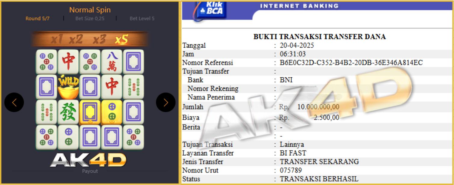 NAGA MAHJONG WAYS BERULAH LAGI PAGI INI!!!