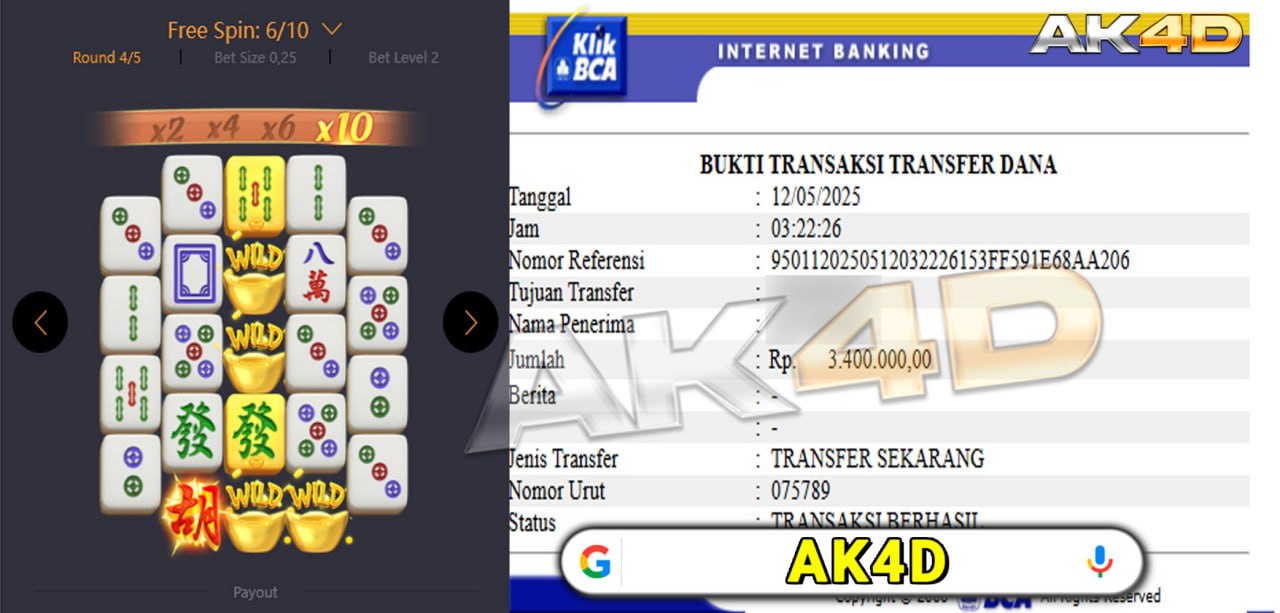 MAHJONG 1 PROFIT PARAH GUYSS 🔥