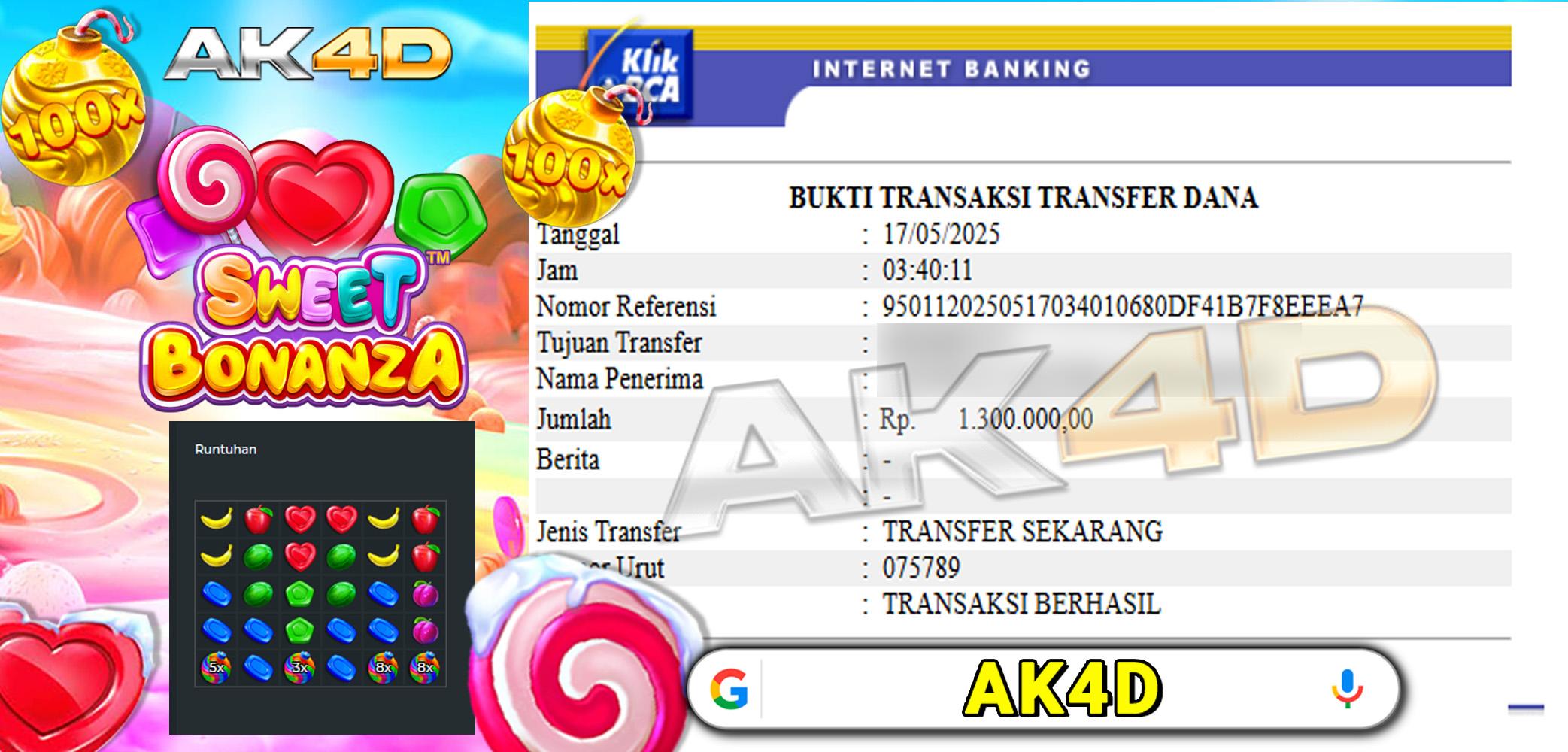 WOW , GACOR bngtt guyss kapan lagi modal receh bisa JP hanya di AK4D kemenangan mudah di raih 🔥🔥
